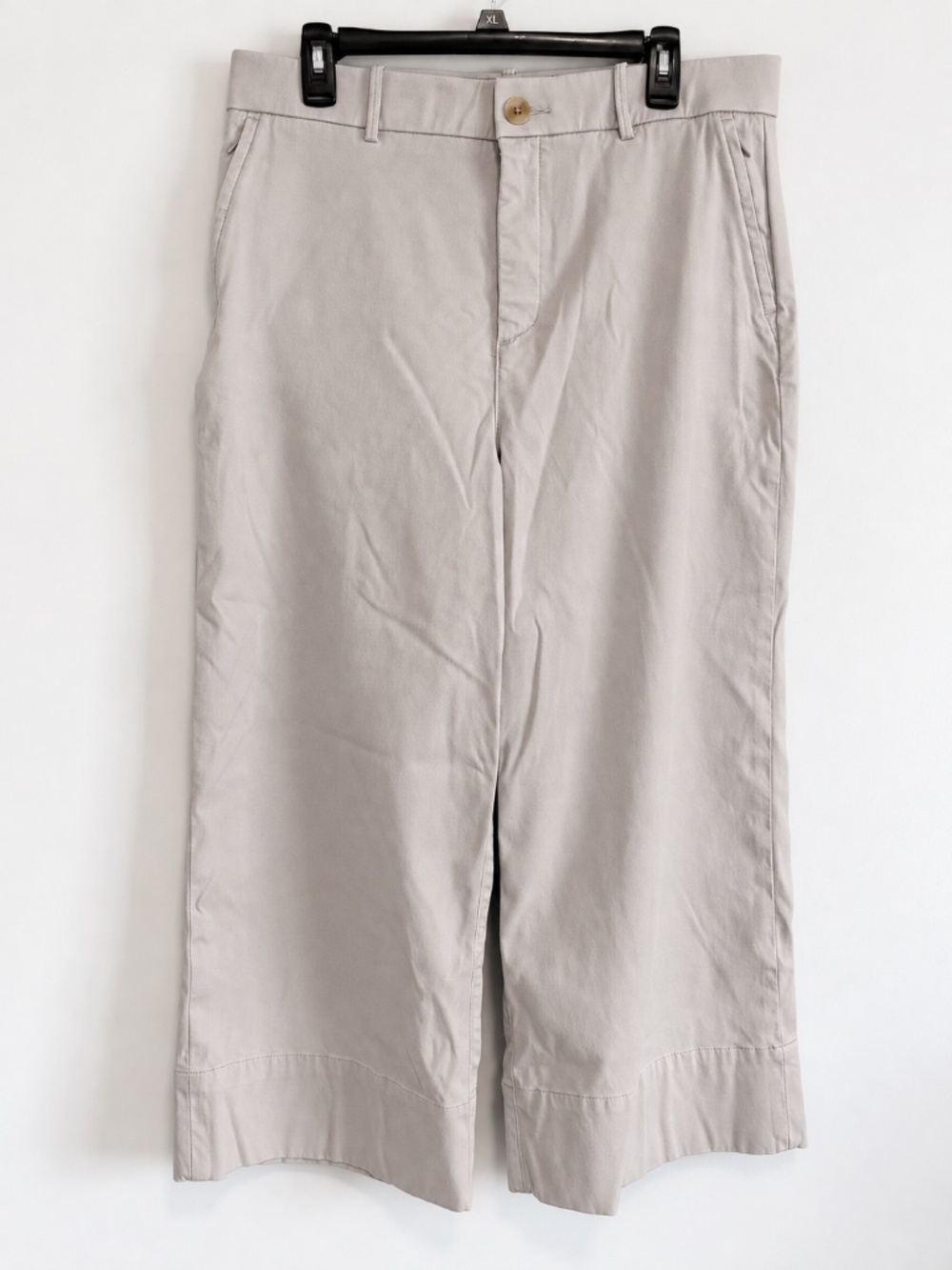SPANXsupersmooth™ Stretch Twill Cropped Wide Leg Pant - Bone